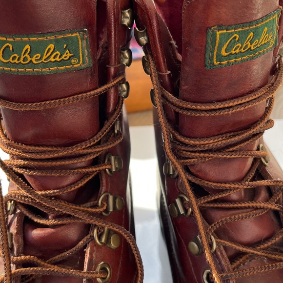 Cabela's Men's Rich Brown Leather Boots - Picture 12 of 12